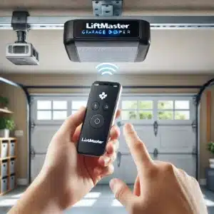 pair liftmaster garage door opener